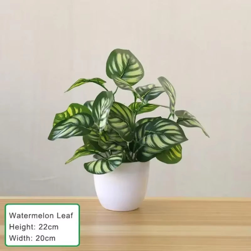 Artificial Plants Bonsai Fake Plants Home Decoration Accessories Plant Pot Office Decoration Living Room Decoration
