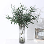 Artificial Olive Green Leaves Tree Branches Valentine'S Fruit Artificial Plants Photo Props Home Wedding Decortion Silk Flowers