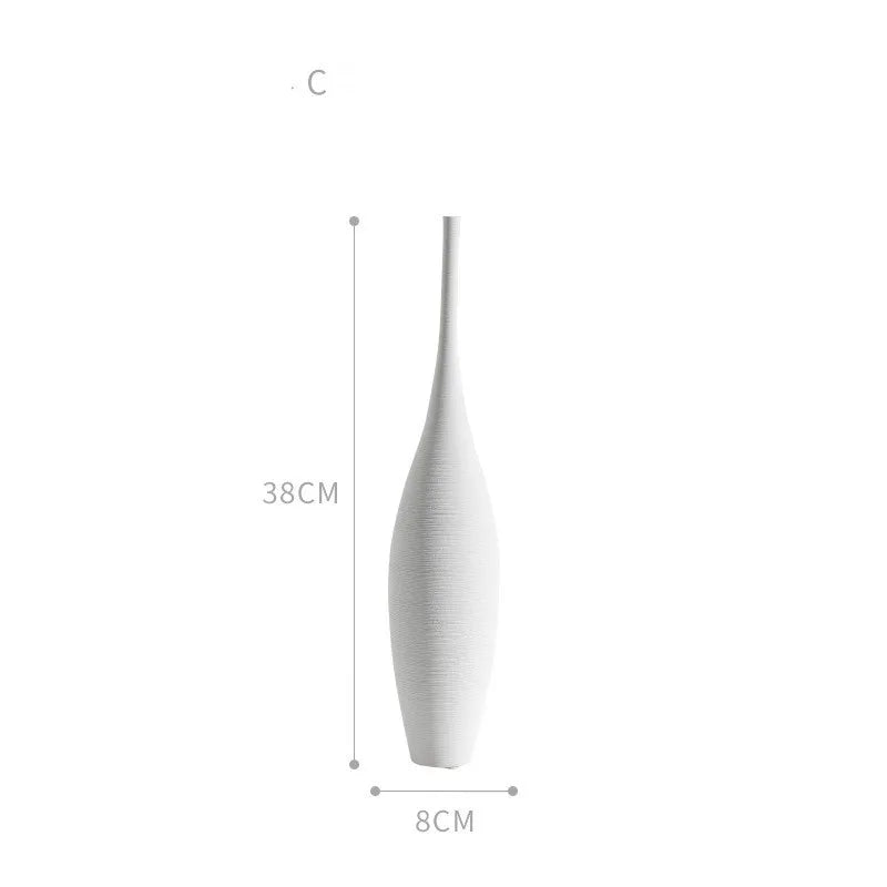Nordic Minimalist Morandi Vase Vintage Brushed Texture Ceramic Vase Vintage Brushed Texture Ceramic Vase Home Decoration