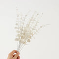 5Pcs/Lot Artificial Gold Eucalyptus Branch Stem Artificial Plants for Wedding Flower Arrangement Greenery Home Decoration