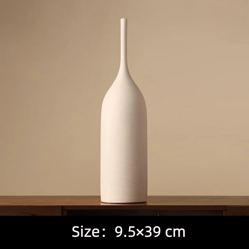 Nordic Minimalist Morandi Vase Vintage Brushed Texture Ceramic Vase Vintage Brushed Texture Ceramic Vase Home Decoration