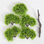 Artificial Plants Pine Bonsai Small Tree Pot Plants 