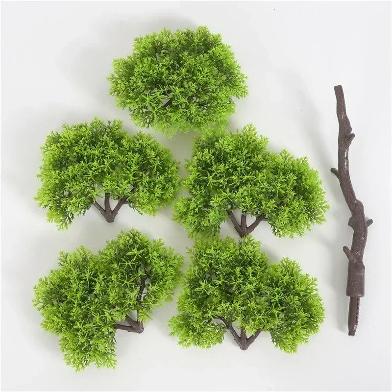 Artificial Plants Pine Bonsai Small Tree Pot Plants 