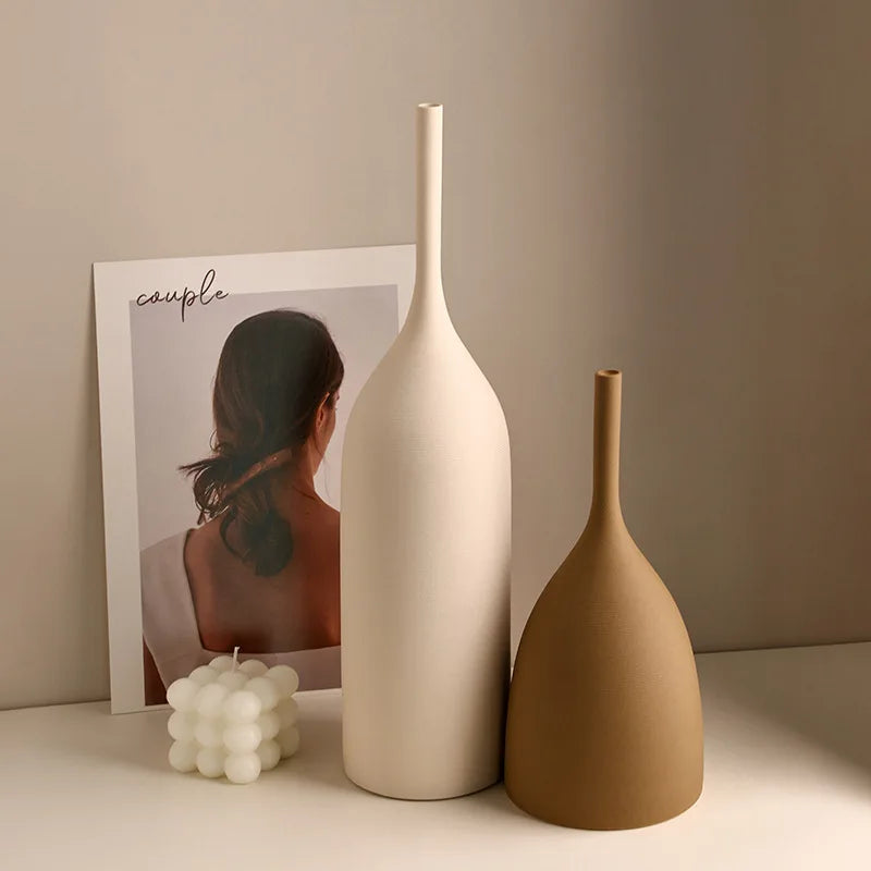 Nordic Minimalist Morandi Vase Vintage Brushed Texture Ceramic Vase Vintage Brushed Texture Ceramic Vase Home Decoration