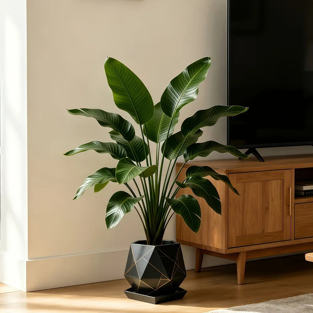 1PC 24Leaves Premium Extra-Large Artificial Banana Leaf Simulation Green Plant Suitable for Shop Garden Farmhouse Style Decora