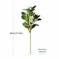 80/120Cm Tropical Artificial Ficus Large Banyan Plants Plastic Fiddle Fig Tree Branch Faux Magnolia Tree for Home Garden Decor