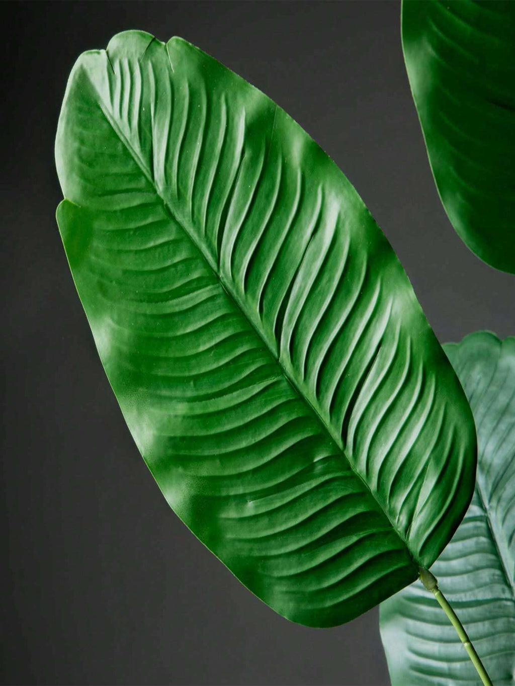 85-115Cm Tropical Artificial Plants, Large Fake Banana Tree, Plastic Bird of Paradise Plant Branches, Oversized Palm Leaves, for Home Garden Indoor Office Decor, excluding Planter, 1Pc