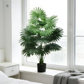 1PC Faux Enormous Fan Palm Trees 24Leaves Fan-Shaped Fake Greenery Suitable for Living Room Soft Decor Commercial Display Window