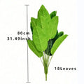 1Pc Artificial Plants Large Tropical Palm Tree Fake Banana Plants Leaves Real Touch Plastic Monstera Plant for Home Garden Decor