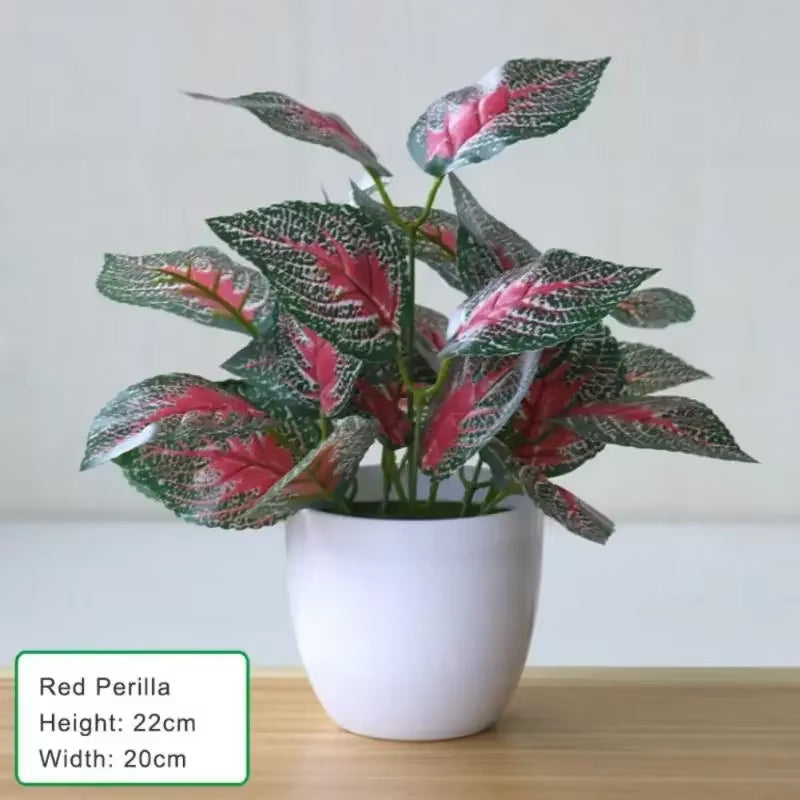 Artificial Plants Bonsai Fake Plants Home Decoration Accessories Plant Pot Office Decoration Living Room Decoration