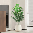 90-180Cm Large Fake Palm Tree Artificial Tropical Plants Plastic Monstera Leaves Big Olivetree Foliage for Home Garden Decor