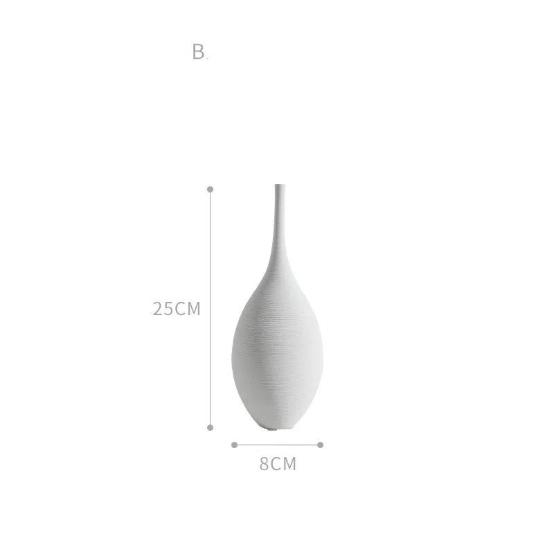 Nordic Minimalist Morandi Vase Vintage Brushed Texture Ceramic Vase Vintage Brushed Texture Ceramic Vase Home Decoration