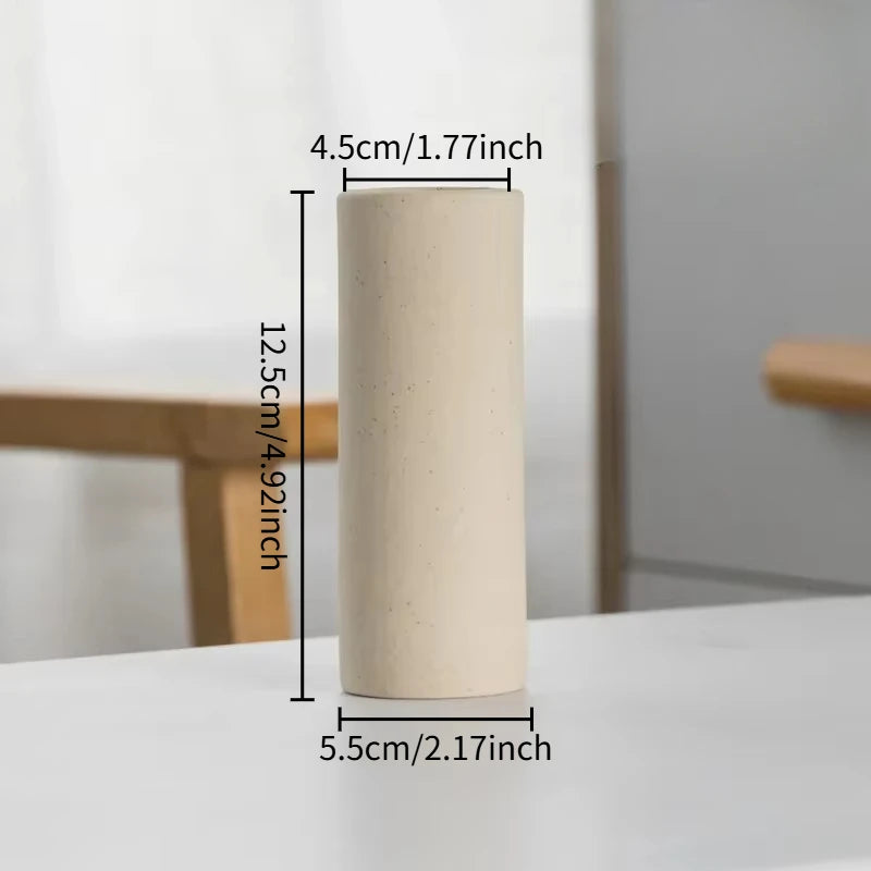 Nordic Ceramic Vase for Creative Flower Arrangement Hydroponic Plant Tabletop Living Room Decor Modern Minimalist Style